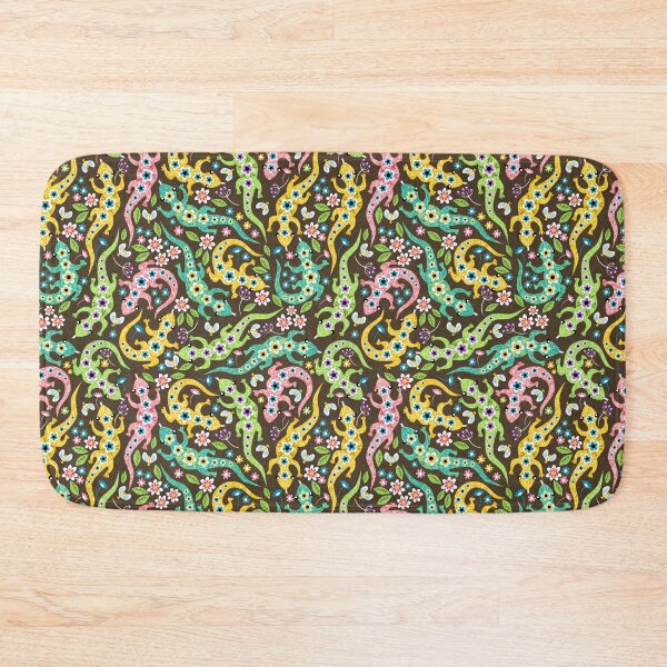 Item preview, ditsy floreal lizards designed and sold by Gaia Marfurt.