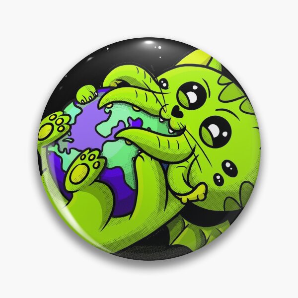 Item preview, Cute Kawaii Cathulhu Eating the World Cat Cthulhu Necronomicon funny kitty kraken designed and sold by AlteregoShop.