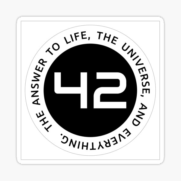 42 - The Ultimate Answer Sticker