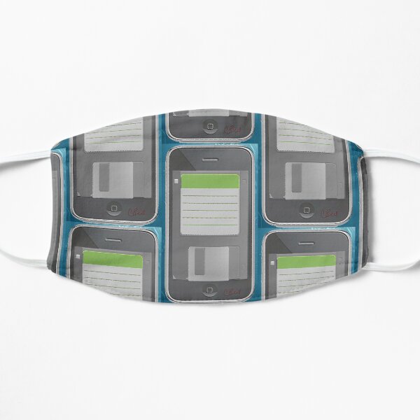Floppy Disk Smart Phone Flat Mask
