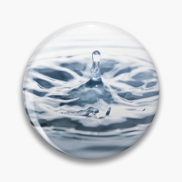 Item preview, Drop of water on blue background designed and sold by Grégory DUBUS.