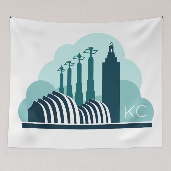 Item preview, Kansas City in the Clouds designed and sold by kericanfly.