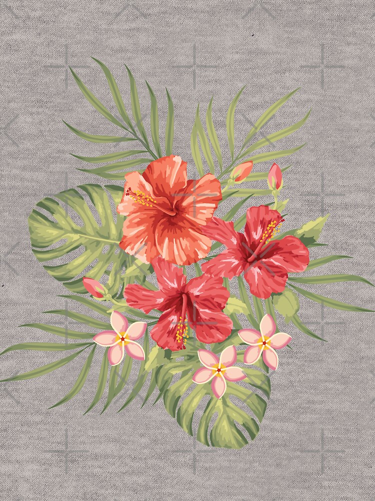 Painterly Hibiscus by nadyanadya