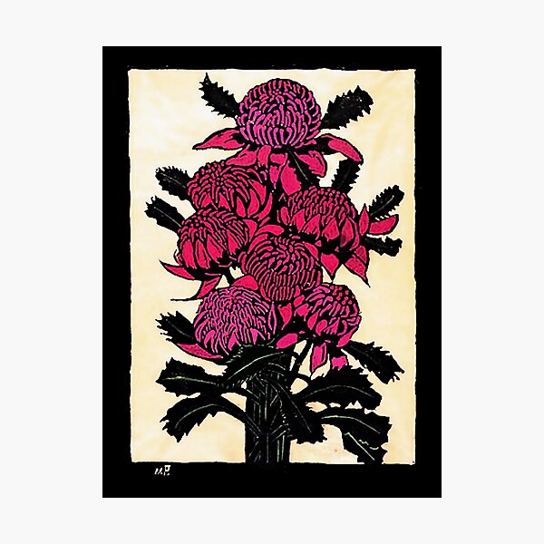 “Watara” Woodcut by Margaret Preston Photographic Print
