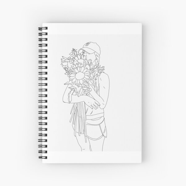 Bushel of sunflowers Spiral Notebook