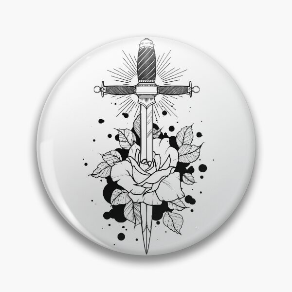 Item preview, Rose & Dagger designed and sold by SoulArtLove.