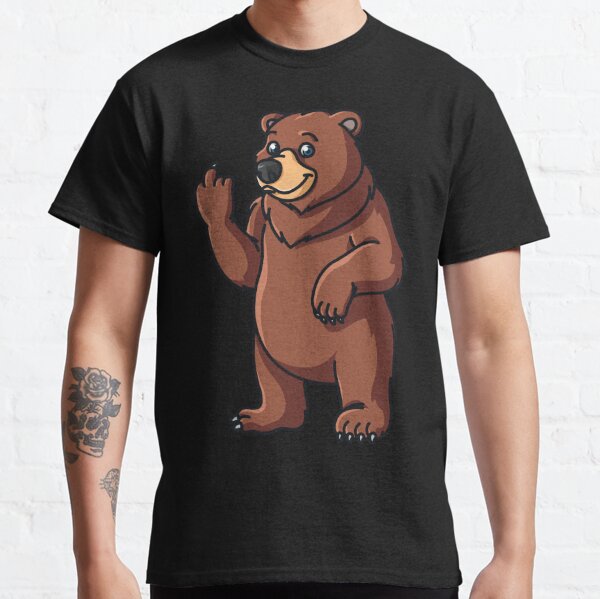 Bear Tshirt Men Bear Juxtaposition Mens Fishing T Shirts Outdoors T Shirt  Wilderness T Shirt -  Canada