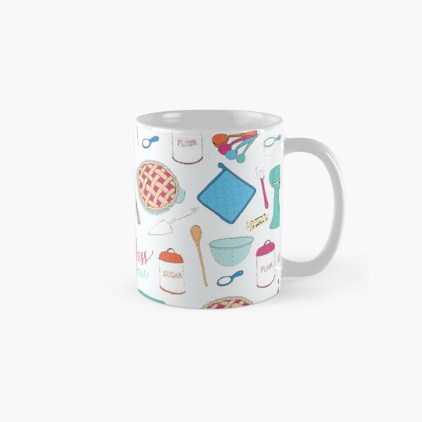 Waitress the Musical Pattern Classic Mug