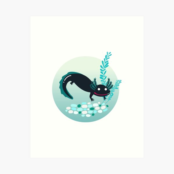 A lotl axolotl Art Print