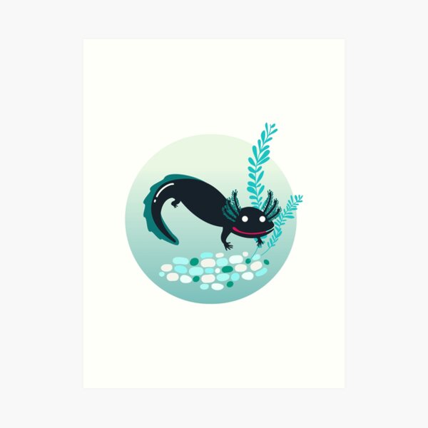 A lotl axolotl Art Print