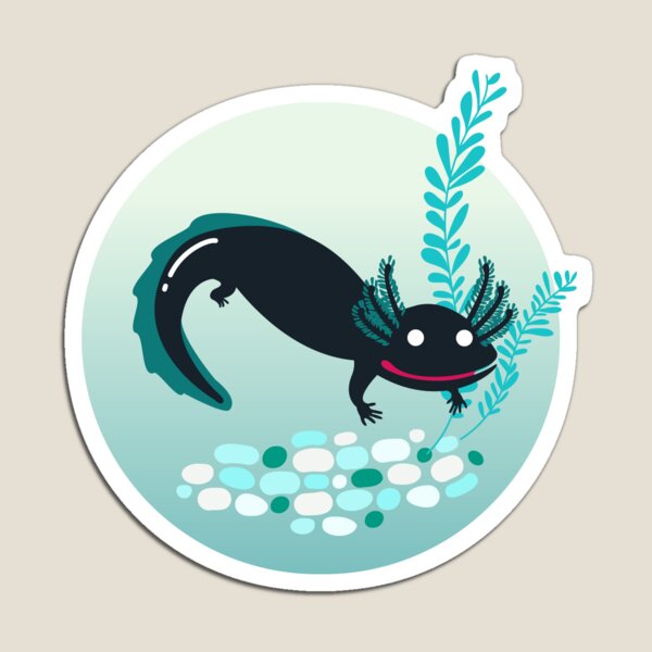 A lotl axolotl Magnet