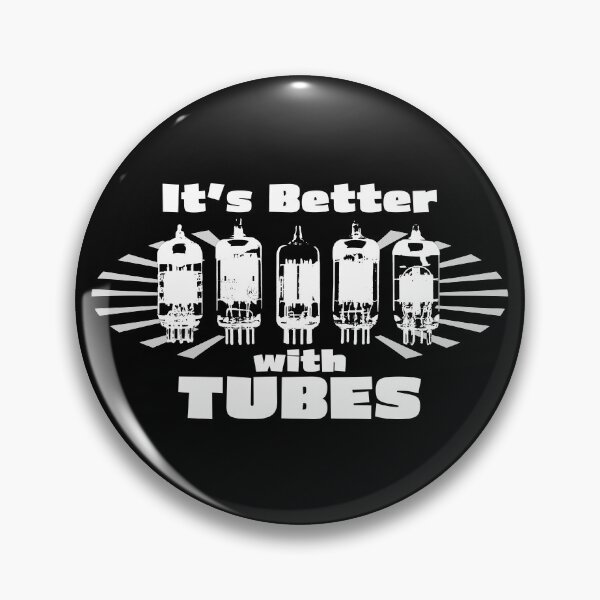 Item preview, It's Better With Tubes Analog Audio Valve Amps Retro Aesthetic Design  designed and sold by redjaygraphics.