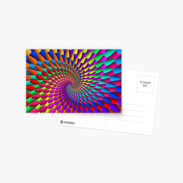 Item preview, Psychedelic Rainbow Spiral  designed and sold by Kitty Bitty.