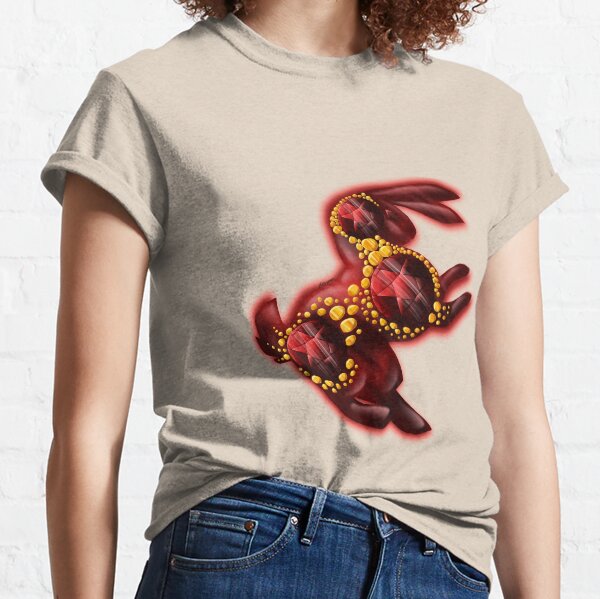 Garnet Rabbit-January Birthstone Classic T-Shirt