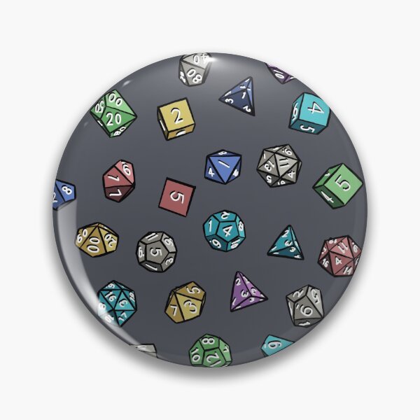 Item preview, Dungeons and Dragons Dice Pattern designed and sold by Joshua Pruner.