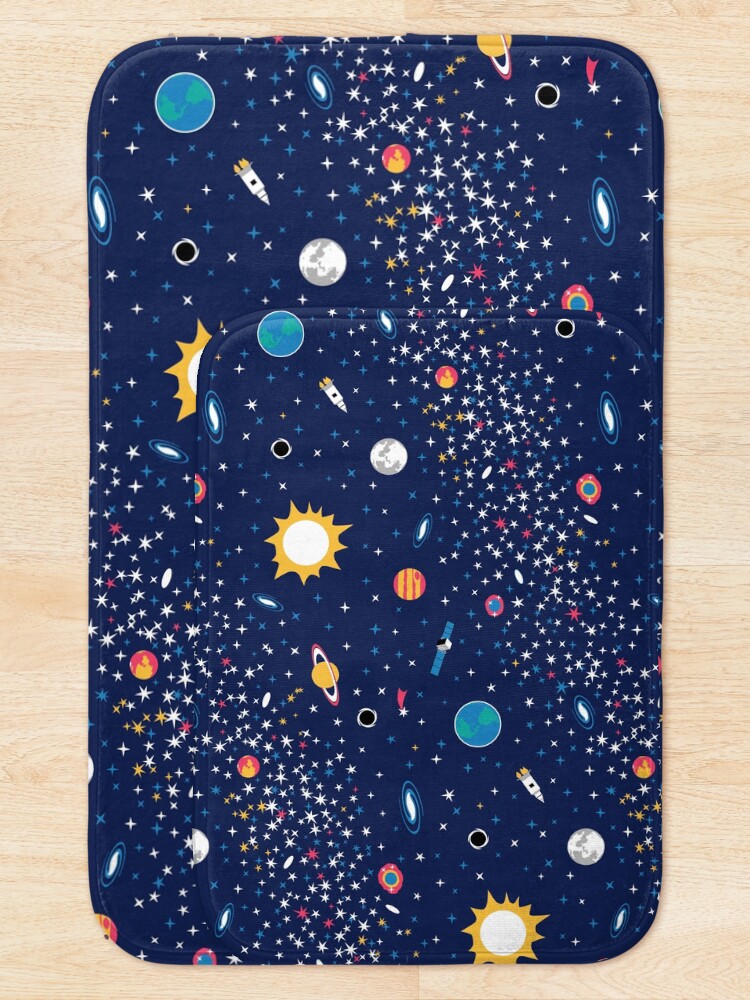 Alternate view of Milky Way Bath Mat