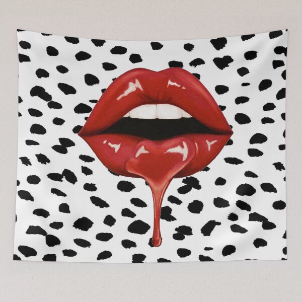 Artikelvorschau, Tropfende Lippen entworfen und verkauft von livpaigedesigns.