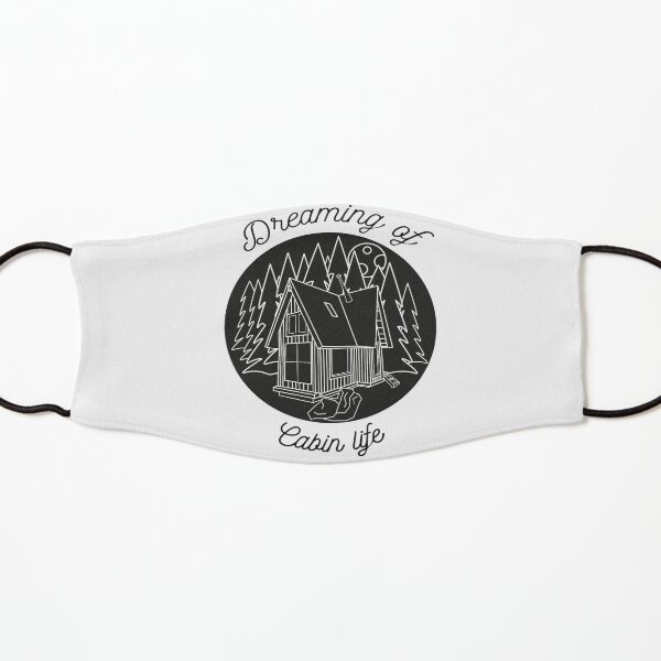 Dreaming of Cabin Life Kids Mask