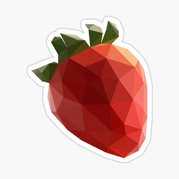 Item preview, Polygon Strawberry designed and sold by scarriebarrie.