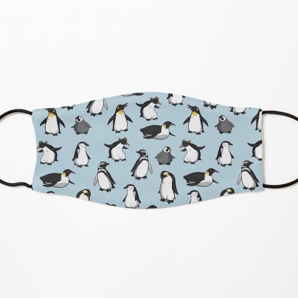 Cute Penguin Pattern Kids Mask