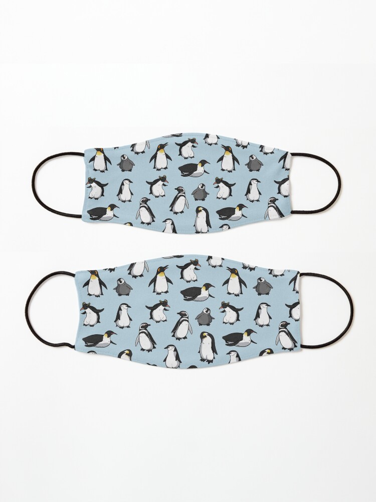 Alternate view of Cute Penguin Pattern Mask