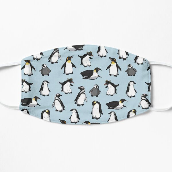 Cute Penguin Pattern Flat Mask