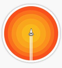 Cruising Past The Sun Sticker