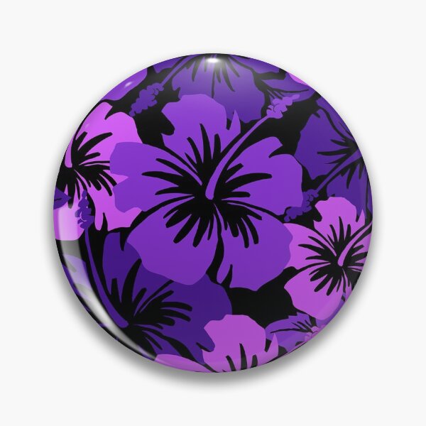 Item preview, Epic Hibiscus Hawaiian Floral Aloha Shirt Print - Purple designed and sold by DriveIndustries.