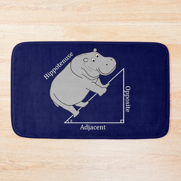 Item preview, Hippotenuse - Funny Math designed and sold by Bethcentral Designs.