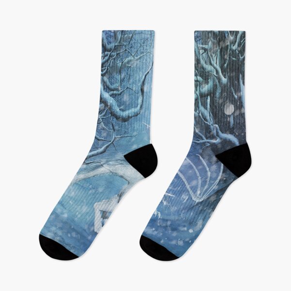 Item preview, Awesome ice dragon in a winter landscape designed and sold by nicky2342.
