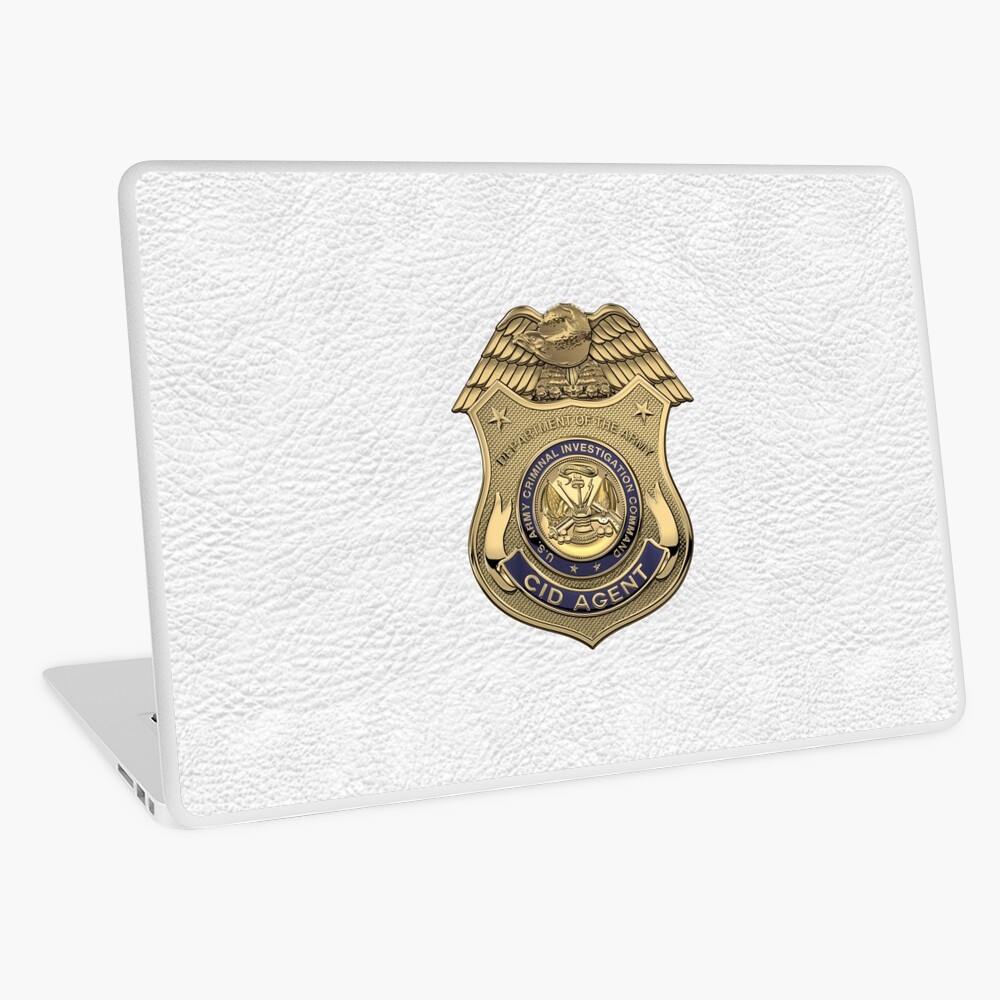 FBI Badge FBI Holder ID Card Holder Golden Badge Leather 