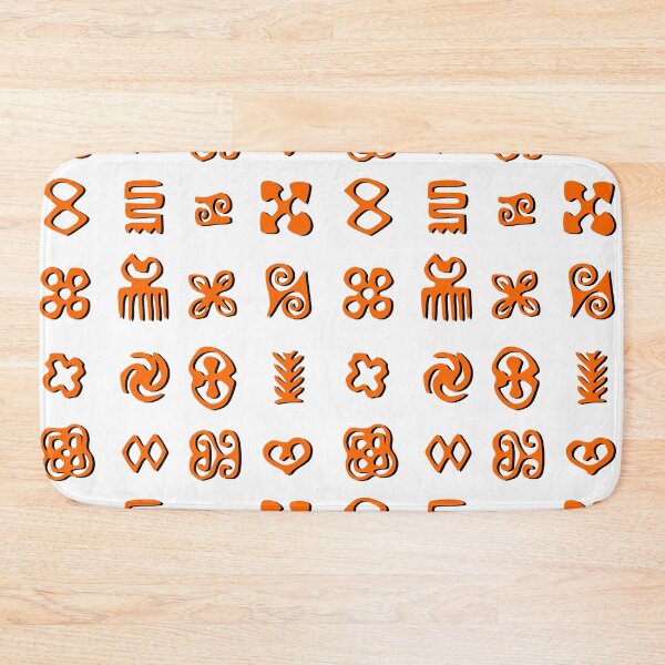 Item preview, Adinkra Symbols in Orange And Black designed and sold by Almdrs.