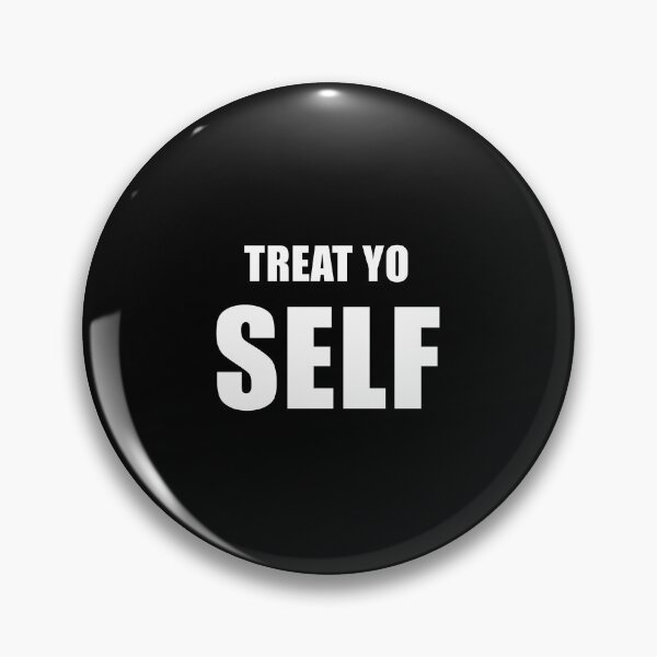 Item preview, Treat Yo Self (Black) designed and sold by quoteedesigns.