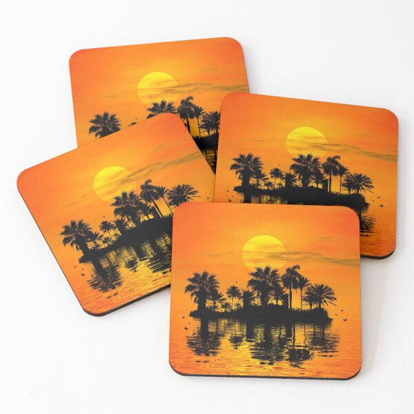 Item preview, Wonderful sunset over the island designed and sold by nicky2342.