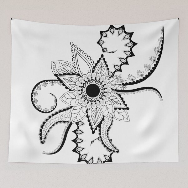 Item preview, Elegant decorative abstract flower designed and sold by nicky2342.