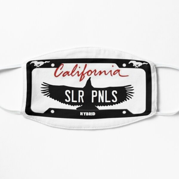 Plaque d'immatriculation California SLR PNL Masque sans plis
