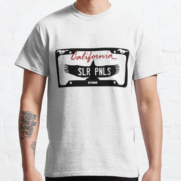 Plaque d'immatriculation California SLR PNL T-shirt classique