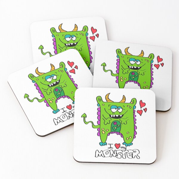Item preview, I Love My Monster designed and sold by Maria  Gonzalez.