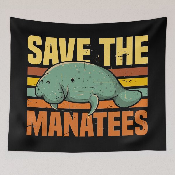 Item preview, Manatee, Save The Manatees designed and sold by rckstrart.