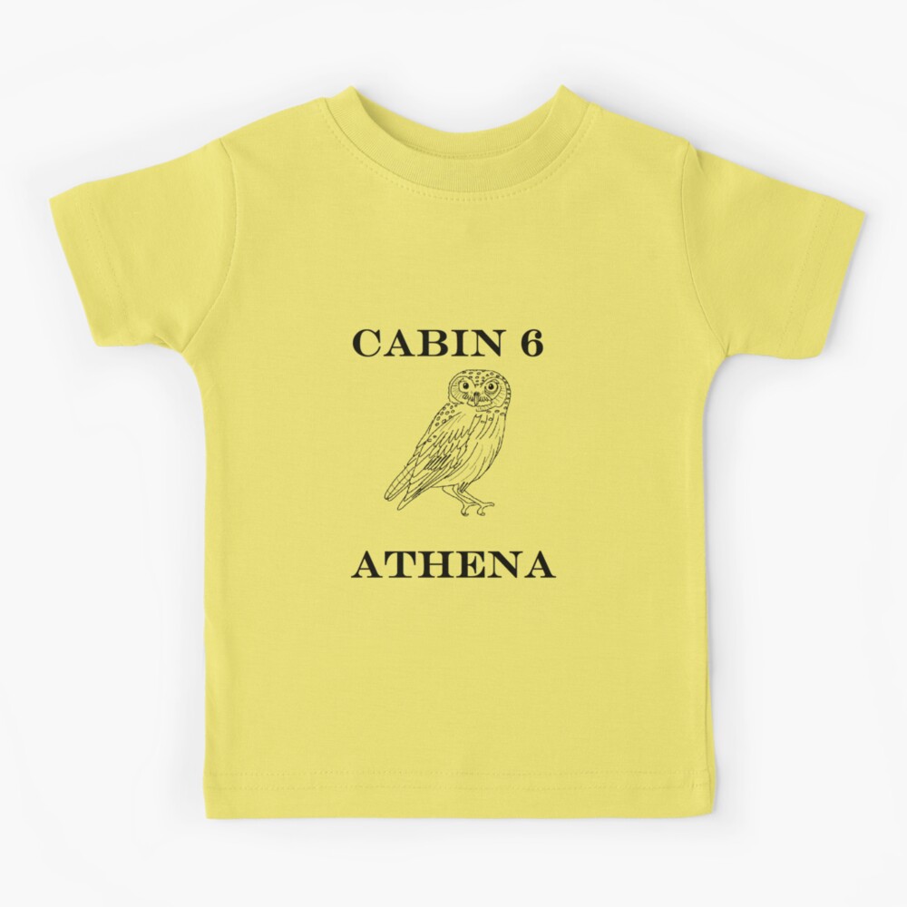 Breathable Soft Camp Half Blood Cabin 6 Athena T-Shirt For Men And Women