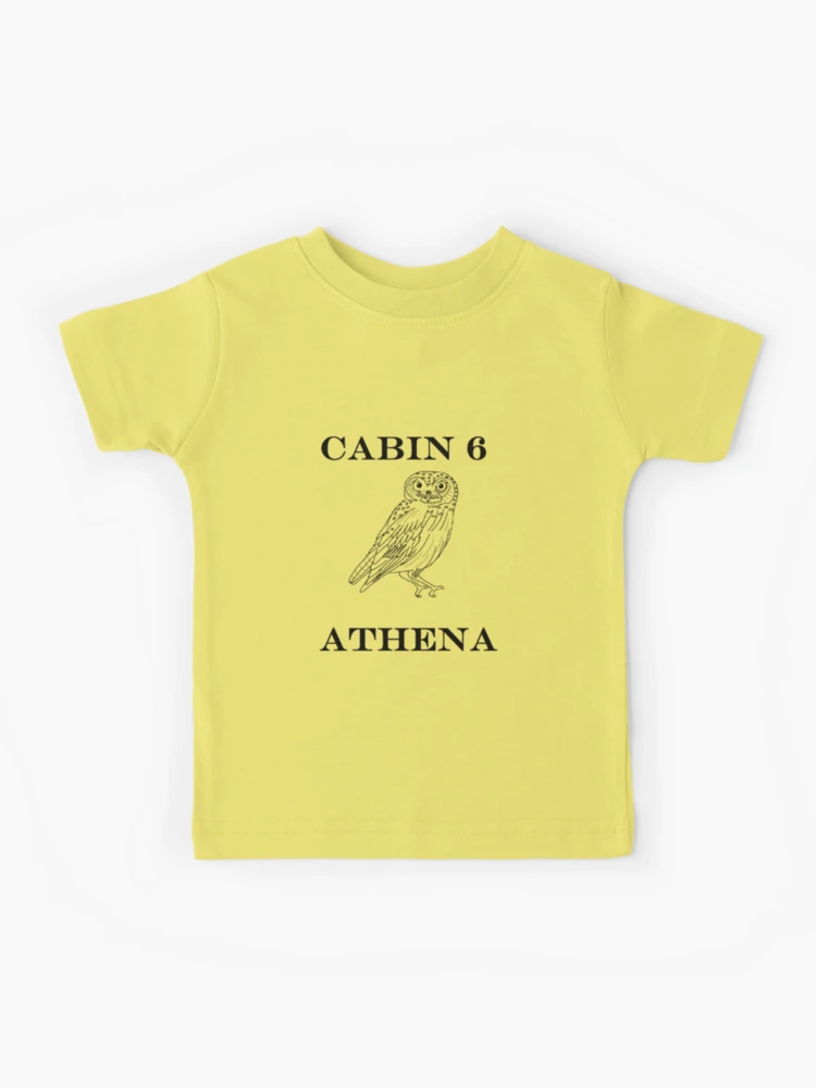 TOOLOUD Camp Half Blood Cabin 6 Athena Womens T-Shirt - Orange - XS at   Women's Clothing store