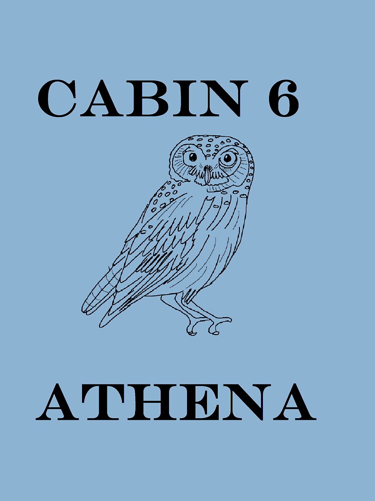 Shop Premium Camp Half Blood Cabin 6 Athena T-Shirt - Davson Sales