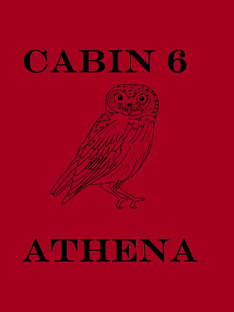 TOOLOUD Camp Half Blood Cabin 6 Athena Womens T-Shirt - Orange - XS at   Women's Clothing store