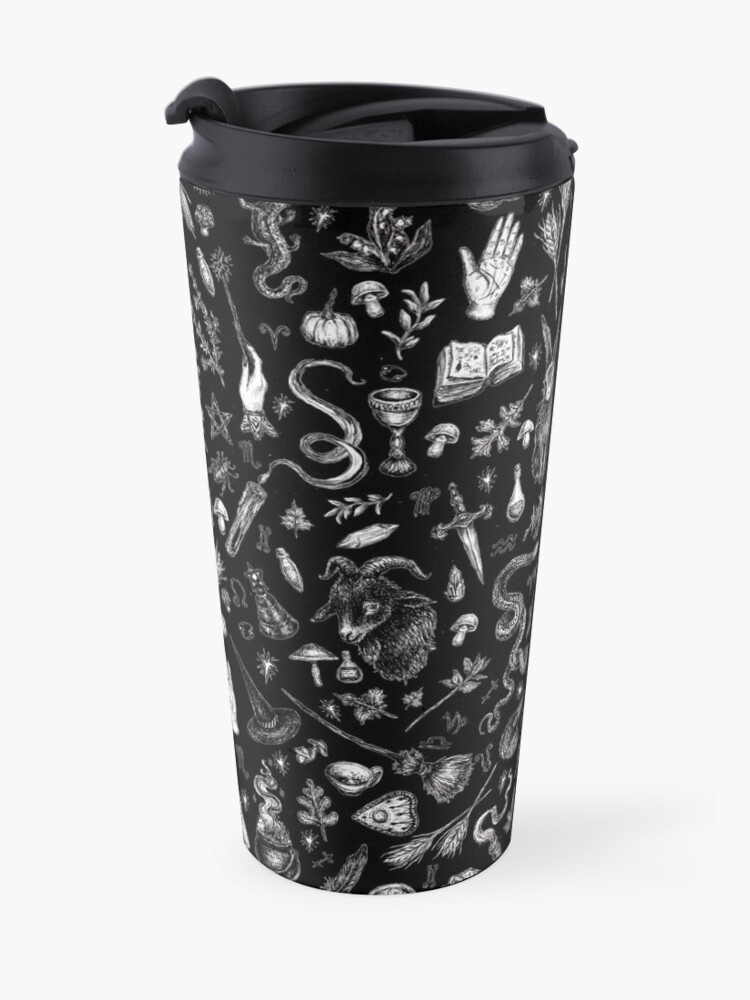 Alternate view of Salem Witch in Black Travel Mug
