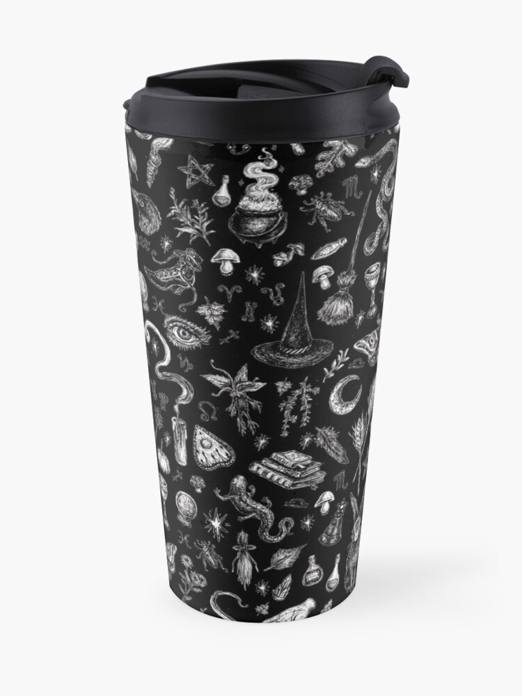 Alternate view of Salem Witch in Black Travel Mug