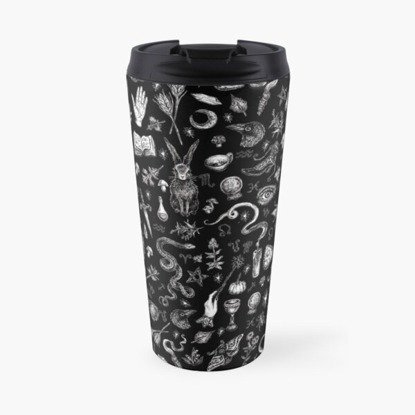 Salem Witch in Black Travel Mug