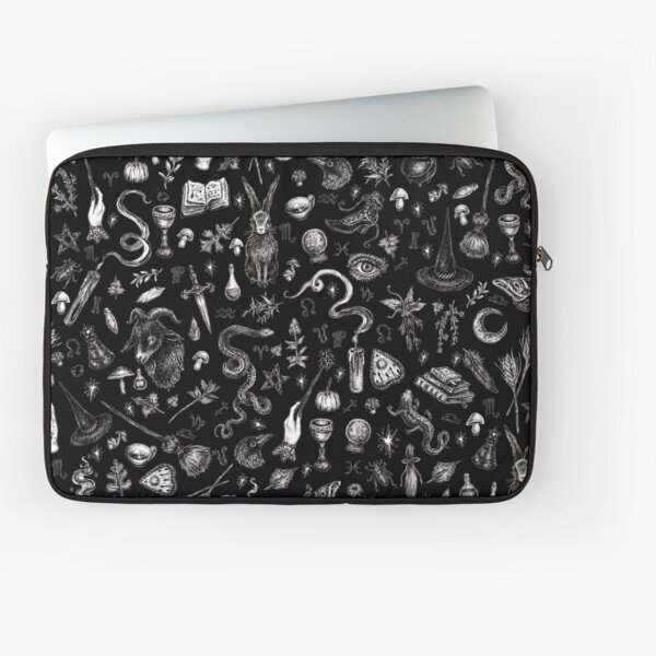Salem Witch in Black Laptop Sleeve