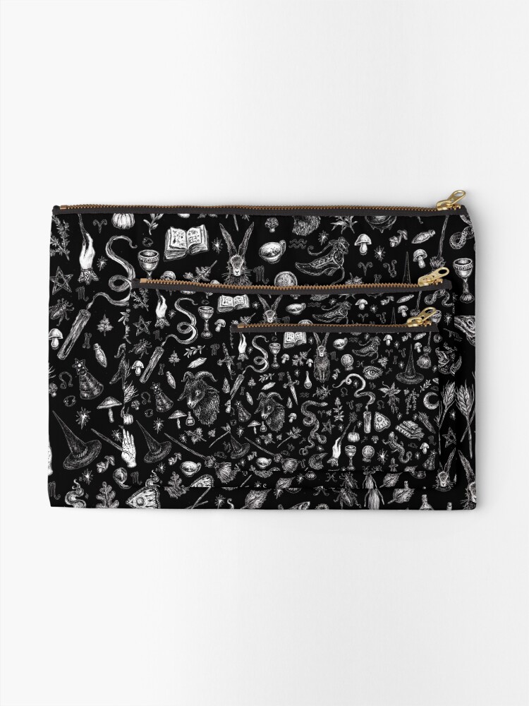 Alternate view of Salem Witch in Black Zipper Pouch