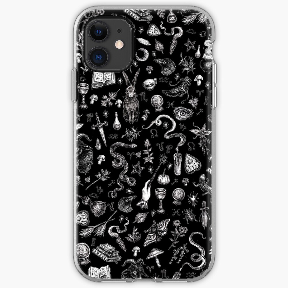 Salem Witch in Black iPhone Case & Cover