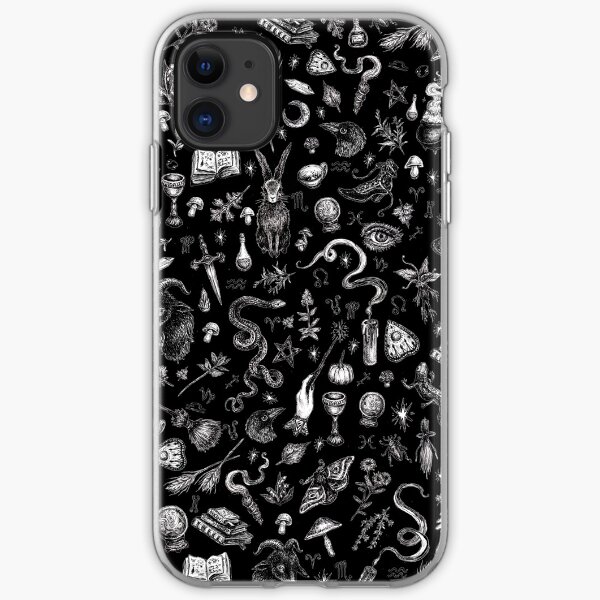 Salem Witch in Black iPhone Soft Case